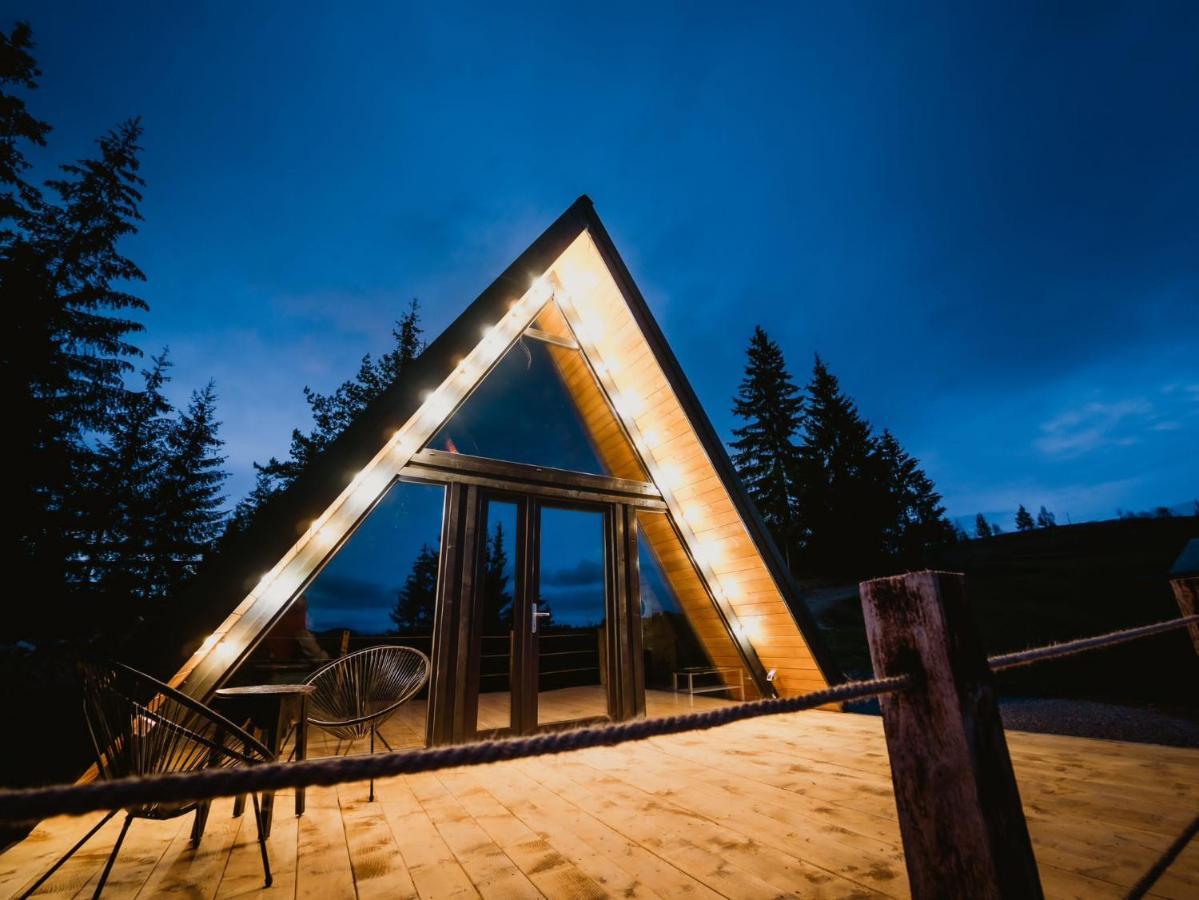 Hotel La Koltau A-Frame Mărişel Exteriér fotografie